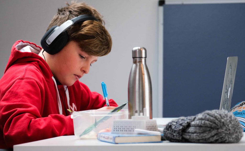 Homeschool Student Studying | Lingua Learning Homeschool